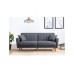 Atelier del Sofa Sofa Aqua Dark Grey