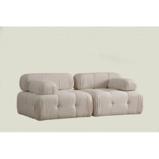 Atelier del Sofa Sofa Doblo 2 Seater ( L1 1R) Cream Bouclette