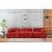 Atelier del Sofa Sofa Doblo 3 Seater ( L1 O1 1R) Red