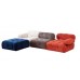 Atelier del Sofa Ugaona garnitura Doblo 3 Seater with Pouffe ( L1 O1 1R Pouffe) Multicolor