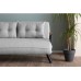 Atelier del Sofa Dvosed Sando 2 Seater Teddy Fabric Grey