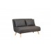 Atelier del Sofa Sofa Folde 2 Seater Dark Grey