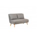 Atelier del Sofa Sofa Folde 2 Seater Light Grey