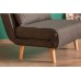 Atelier del Sofa Fotelja Folde Single Dark Grey