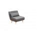 Atelier del Sofa Fotelja Folde Single Dark Grey