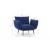 Atelier del Sofa Fotelja Jax Solo Navy Blue GR125