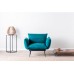 Atelier del Sofa Fotelja Jax Solo Petrol Green GR124