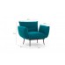 Atelier del Sofa Fotelja Jax Solo Petrol Green GR124