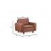 Atelier del Sofa Fotelja Lungo Light Brown