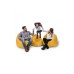 Atelier del Sofa Lazy bag Iyzi 100 Cushion Pouf Yellow