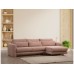 Atelier del Sofa Ugaona garnitura Lily Corner Right Pink