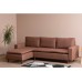 Atelier del Sofa Ugaona garnitura Lungo Light Brown