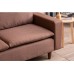 Atelier del Sofa Ugaona garnitura Lungo Light Brown