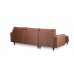 Atelier del Sofa Ugaona garnitura Lungo Light Brown