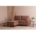 Atelier del Sofa Ugaona garnitura Lungo Mini Light Brown