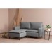 Atelier del Sofa Ugaona garnitura Lungo Mini Light Grey