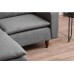 Atelier del Sofa Ugaona garnitura Lungo Mini Light Grey