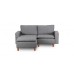 Atelier del Sofa Ugaona garnitura Lungo Mini Light Grey