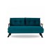 Atelier del Sofa Sofa Sando 2 Seater Petrol Green