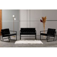 Atelier del Sofa Sofa i dve fotelje Oslo Black