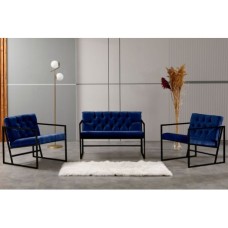 Atelier del Sofa Sofa i dve fotelje Oslo Dark Blue