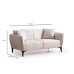 Atelier del Sofa Sofa dvosed Belissimo Off White