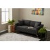 Atelier del Sofa Sofa dvosed Berlin Anthracite Gold