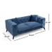 Atelier del Sofa Sofa dvosed Como 2 Seater Blue