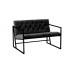 Atelier del Sofa Sofa dvosed Oslo Black