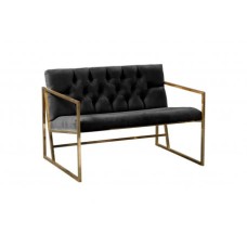 Atelier del Sofa Sofa dvosed Oslo Gold Black