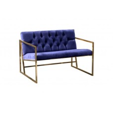 Atelier del Sofa Sofa dvosed Oslo Gold Dark Blue