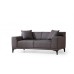 Atelier del Sofa Sofa dvosed Petra 2 Anthracite