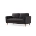 Atelier del Sofa Sofa dvosed Rome Black