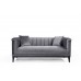 Atelier del Sofa Sofa dvosed Trendy Dark Grey