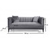 Atelier del Sofa Sofa dvosed Trendy Dark Grey