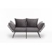 Atelier del Sofa Sofa dvosed Viper 2 Seater Grey