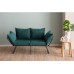 Atelier del Sofa Sofa dvosed Viper 2 Seater Petrol Green