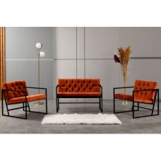 Atelier del Sofa Sofa i dve fotelje Oslo Tile Red