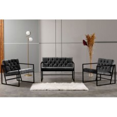 Atelier del Sofa Sofa i dve fotelje Oslo Fume