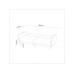 Atelier del Sofa Sofa trosed Aria Cream