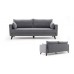 Atelier del Sofa Sofa trosed Bella Sofa For 3 Pr Grey