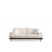 Atelier del Sofa Sofa trosed Eti Black 3 Seater White