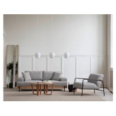 Atelier del Sofa Sofa trosed Eti Oak 3 Seater Grey