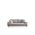 Atelier del Sofa Sofa trosed Eti Oak 3 Seater Grey