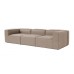 Atelier del Sofa Sofa trosed Fora 3 Seater Brown