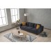 Atelier del Sofa Sofa trosed Kale Velvet Anthracite