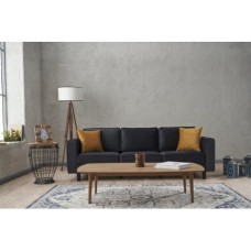 Atelier del Sofa Sofa trosed Kale Velvet Anthracite