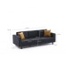 Atelier del Sofa Sofa trosed Kale Velvet Anthracite