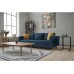 Atelier del Sofa Sofa trosed Kale Velvet Oil Green