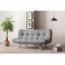 Atelier del Sofa Sofa trosed Misa Small Sofabed Light Grey